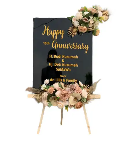 Papan Bunga Akrilik Kasilib