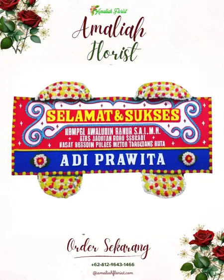 Papan Bunga Ucapan Selamat Kasilib